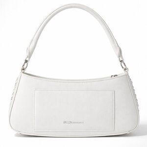 BCBGeneration White Structured Shoulder Bag with silver chain details